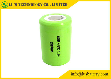 4/5SC 2000mah 1.2 V Rechargeable Battery Long Service Life For LED Torch / Alarm System