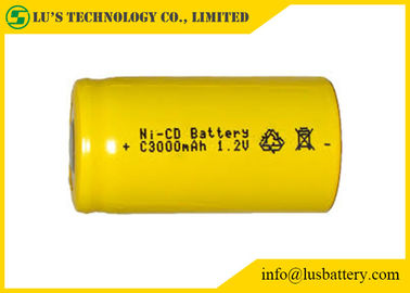 NI-CD 1.2V C3000mah Nickel Cadmium Rechargeable Battery Customized Color