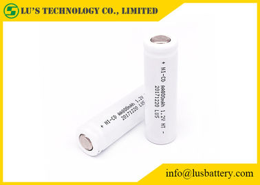 AA 800mah Nickel Cadmium 1.2 V Battery , High Temperature Rechargeable Battery