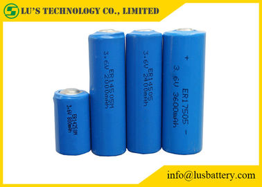Cylinder Shape Lithium Thionyl Chloride Battery 3.6V Lithium Battery Blue Color