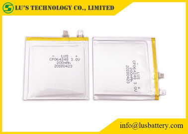 Light Weight 200mAh 3.0 V Lithium Battery CP064248 For Bank Card