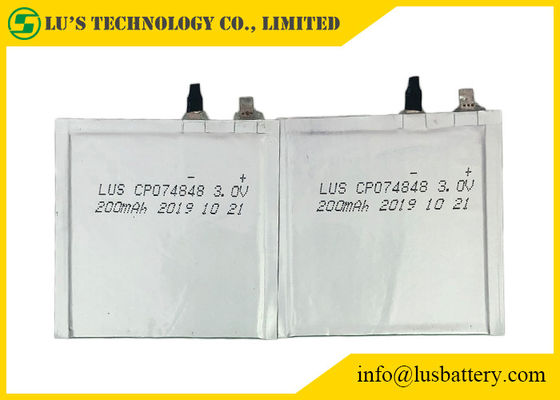 CP074848 200mah 3.0V Lithium Limno2 Batteries For ID Card