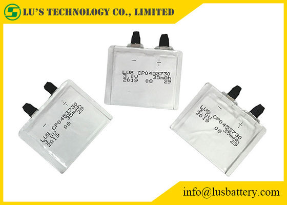 1mA Discharge CP043730 Ultra Thin Battery 35mAh 3.0v Lithium Primary Battery