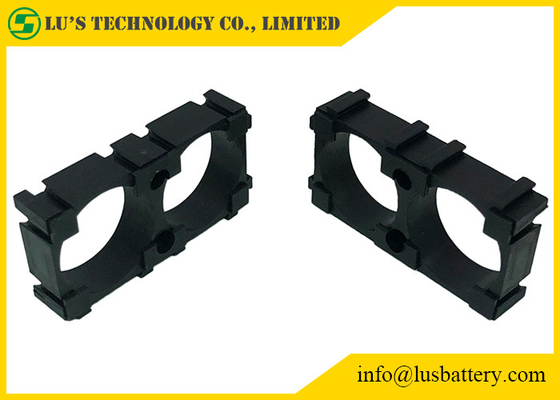ABS PC Plastic Battery Holder 1x2 Spacers Black Color For 18650