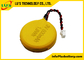 Hi-Capacity Equivalent Of IEC CR2450 CMOS Battery CR 2450 BIOS Button Cell With Cable And Connector For PCB