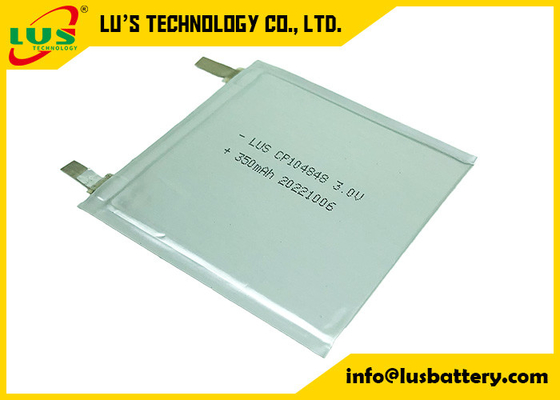 CP104848 3.0V 400mAh Li MnO2 Battery Ultra Thin Soft Flat Lithium Battery