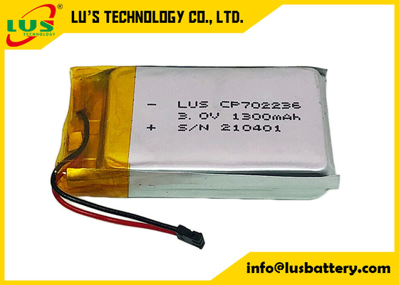 CP702236 Lithium Manganese Battery 1300mah 3.0V Ultra Thin For Trackable Smart Label