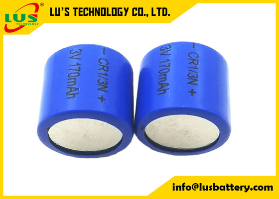 CR1/3N 170mAh Sleeveless Limno2 Battery 3.0 Volt With Customized Service