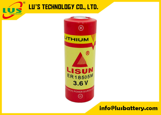 Spiral Type Primary Lithium Battery 3.6V 3600mAh Li SOCl2 Battery ER18505M UHR-ER18505