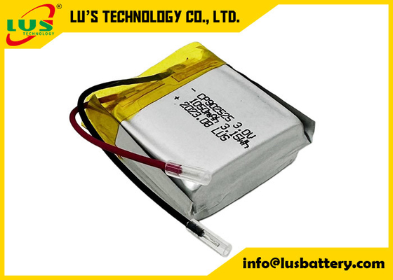 CP902525 Lithium Manganese Dioxide 3V Pouch Battery 3.0v 1050mah CP1002525 Non-Rechargeable Thin Batteries