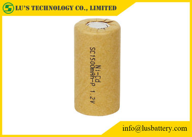 NI-CD 1.2 V 1500mah Nickel Cadmium Battery Cylindrical Battery Pack
