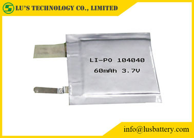 LP104040 3.7V 60mah small Lithium Polymer Battery Cell pl104040 lithium ion batteries 3.7v 60mah for tracking system