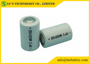 Multi Function 1/2 AA ER14250M Disposable Lithium Battery 3.6V 0.75ah 750mah 3.6v Primary Cell