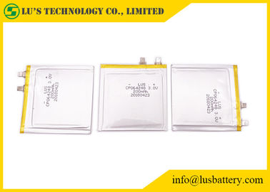 Ultra Slim Battery 3.0V 200mah CP064248 limno2 batteries For Payment System