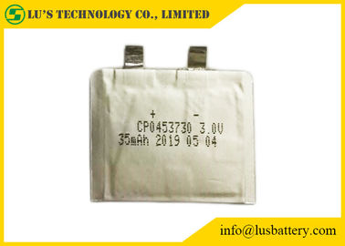 CP0453730 35mah 3V Ultra Thin Battery small lithium battery for Tags