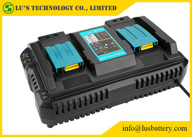 The new 18V Lithium-Ion Dual Port Rapid Optimum Charger DC18RD charges two batteries simultaneously