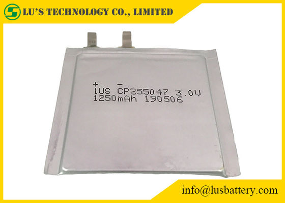 CP255047 3.0V 1200mah Ultra Thin Lithium Battery