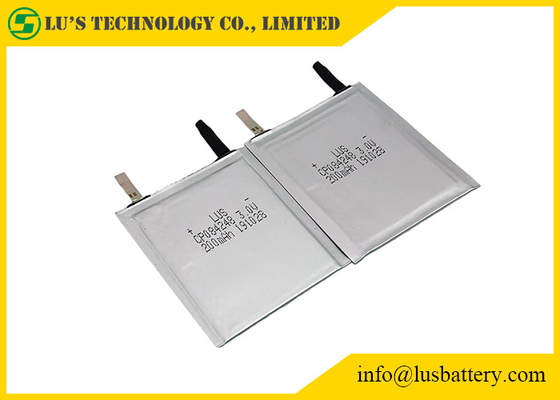 LiMno2 Customized Lithium Battery Pins Terminal 200mah CP084248 3.0v