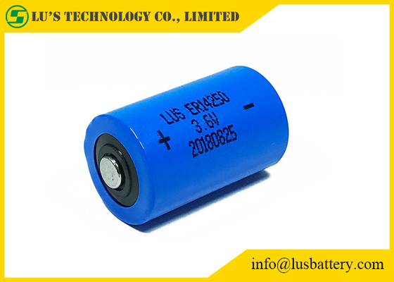 3.6V 1200mah Lithium Cylinder Battery RFID 1/2AA ER14250 For Utility Metering