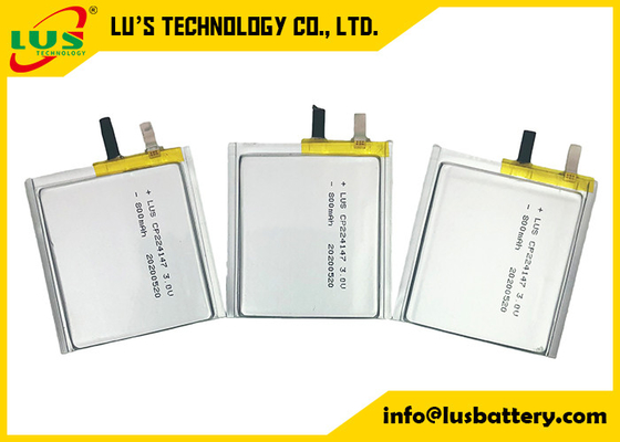 3.0v Limno2 Ultra Thin Battery CP224147 800mAh Highdrive Prismatic