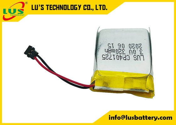 3V 320mah Limno2 Battery Cell With Wires Connector For PCB Mounting Application Smart Card