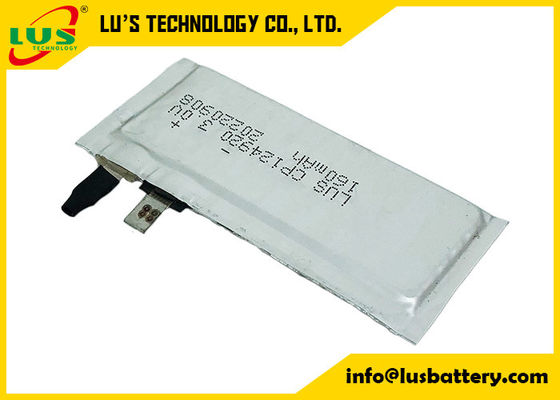 CP124920 LiMnO2 Lithium Battery Flexible 3V 160 Mah Super Thin Cell For ...