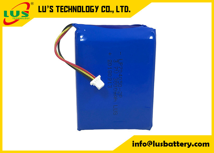 Li-Polymer 1600mAh 3.7V Lipo Battery Pack 3000mah PL704050-2P For Cabinet Lights