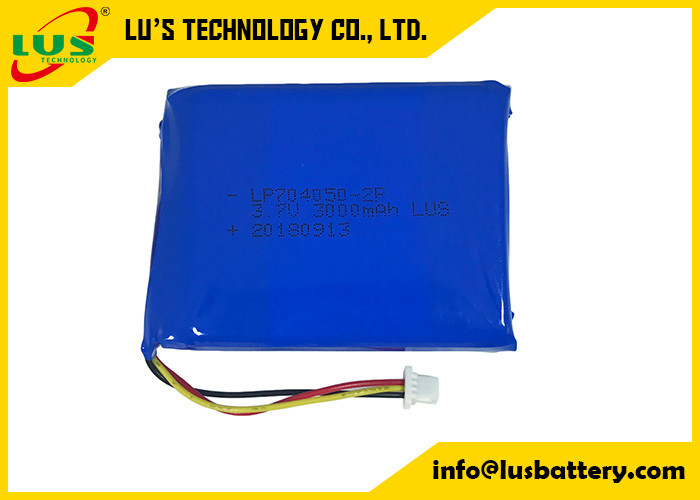 Li-Polymer 1600mAh 3.7V Lipo Battery Pack 3000mah PL704050-2P For Cabinet Lights