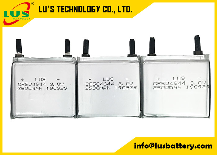 CP504644 Primary Lithium Cell 3V 2500mAh Ultra Thin Battery For IOT Products
