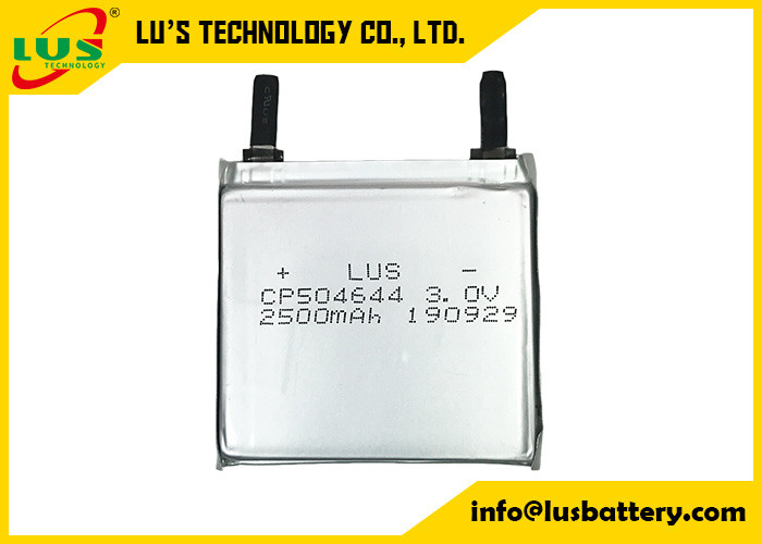 CP504644 Primary Lithium Cell 3V 2500mAh Ultra Thin Battery For IOT Products
