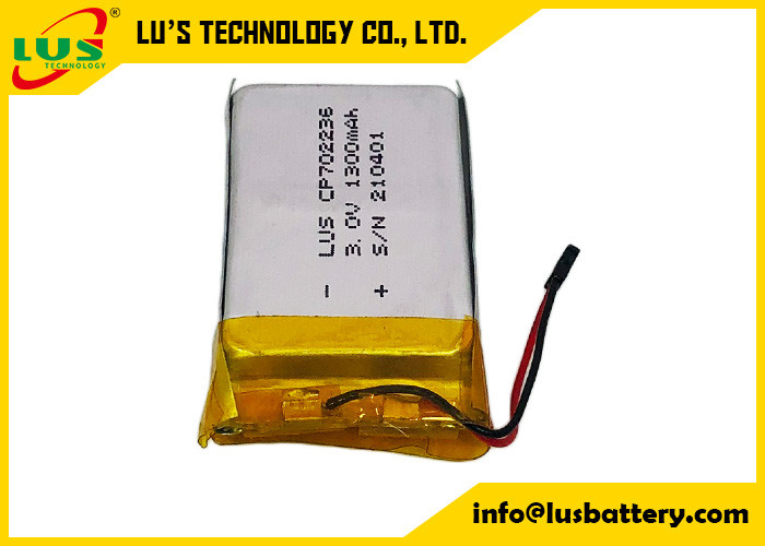 CP702236 Lithium Manganese Battery 1300mah 3.0V Ultra Thin For Trackable Smart Label