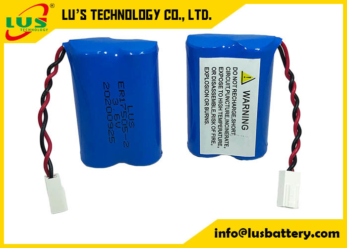 ER17505 3.6V Lithium Thionyl Chloride Battery 6800mah Size A Lithium Battery