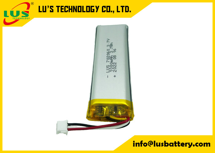 LP702060 Li Ion Polymer Rechargeable Battery 3.7V 1 Ah With PCM For Smart Design