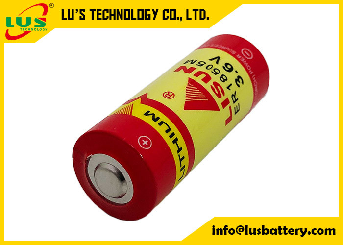 Customized ER18505M Battery Spiral A Size 3.6V 3.6Ah Primary Li SOCI2 Battery