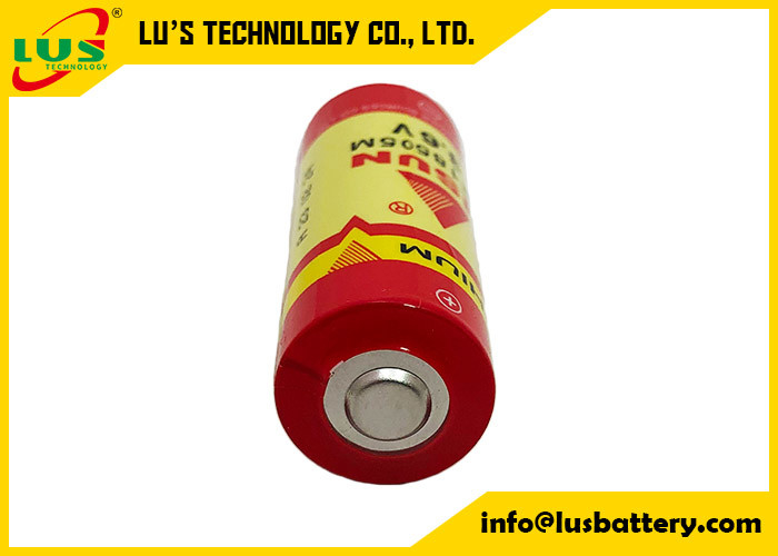 Customized ER18505M Battery Spiral A Size 3.6V 3.6Ah Primary Li SOCI2 Battery