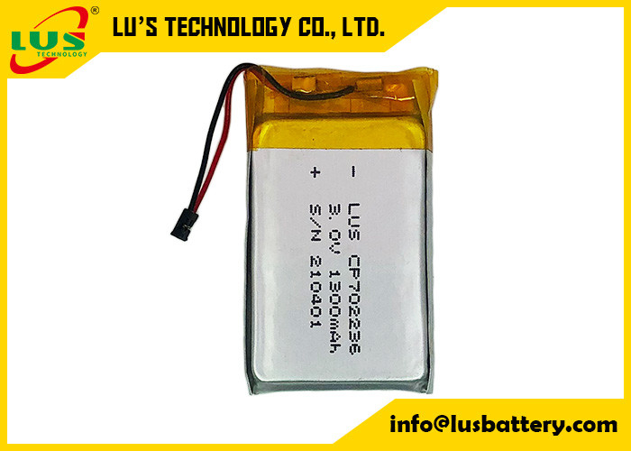 CP702236 Ultra Thin Battery 1300mah Flexible Limno2 Battery 3.0V for IOT Solution