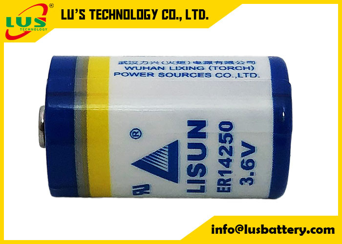 3.6V 1.2Ah Lithium Thionyl Chloride Battery ER14250 For Vehicle Electronics