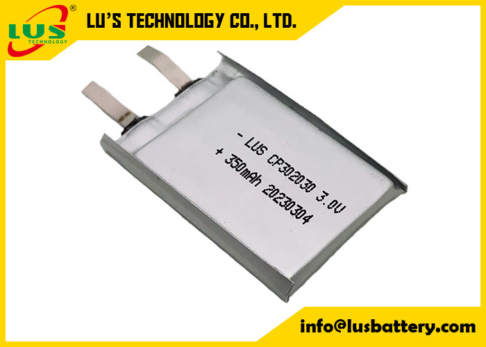 Lithium Manganese Dioxide Battery Cp302030 Pouch Cell Lithium Battery Replacement For Coin Cell 3v 350mah
