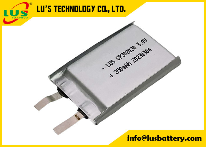 Lithium Manganese Dioxide Battery Cp302030 Pouch Cell Lithium Battery Replacement For Coin Cell 3v 350mah