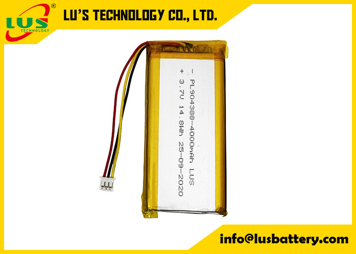 Lithium Polymer Battery 3.7V 4000mAh LP904388 14.8Wh 3.7v 4000mah Li-ion battery 904388