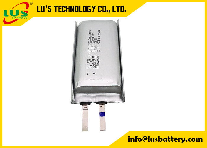 Thin Film Type Lithium Battery For Tablet PC CP1002045 3V 1800mAh Limno2 Ultra Slim Cell 1002045