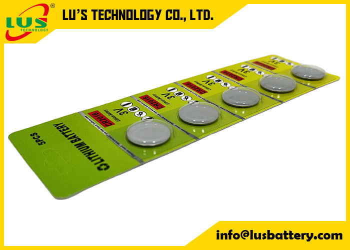 Lithium Button Cell CR2016 Supplies 3V Lithium Coin Cell Battery CR2016 5 Pcs Blistcard Pack