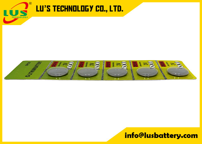 Lithium Button Cell CR2016 Supplies 3V Lithium Coin Cell Battery CR2016 5 Pcs Blistcard Pack