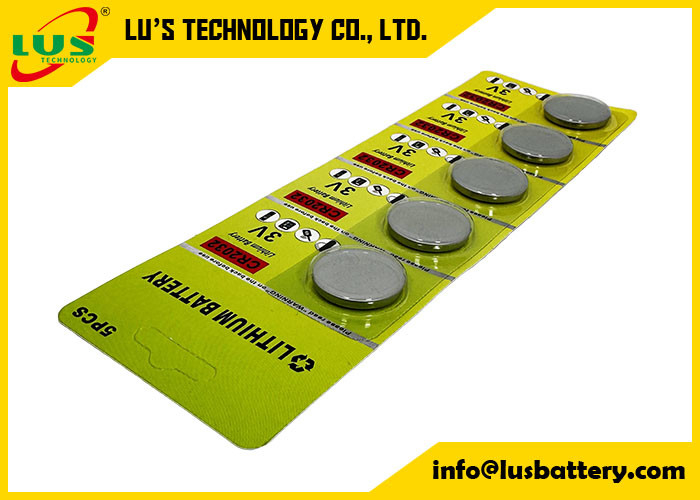 CR2032 Battery Watch Batteries 5 pcs CR2032 Button Cell Batteries CR 2032 Volts 3 For automotive keyless entry systems