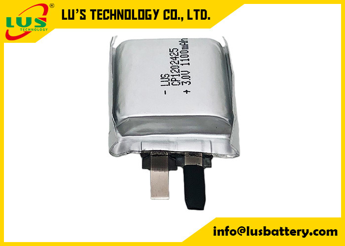 Prismatic Thin Battery CP1202425 Non-Rechargeable Primary Battery 3.0 Volt 1100mah Polymer Lithium Cell Non Rechargeable