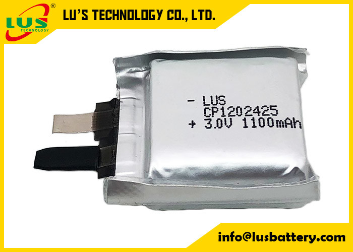 Prismatic Thin Battery CP1202425 Non-Rechargeable Primary Battery 3.0 Volt 1100mah Polymer Lithium Cell Non Rechargeable