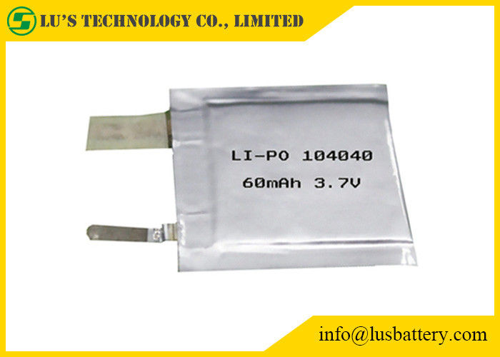 LP104040 3.7V 60mah small Lithium Polymer Battery Cell pl104040 lithium ion batteries 3.7v 60mah for tracking system