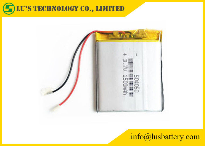 LP504050 Rechargeable Battery 3.7 V 1500mah li-ion polymer battery LP504050 lipo battery OEM / ODM Available