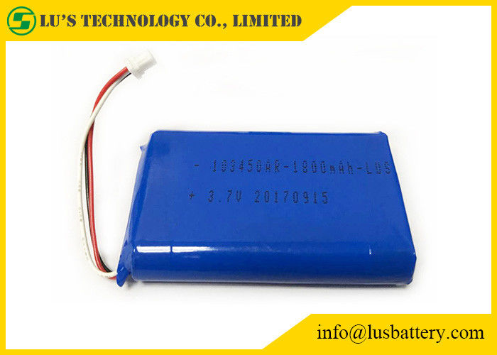 LP103450 Lithium Ion Battery 3.7 V 1800mah rechargeable lithium battery pack lp103450 3.7v batteries