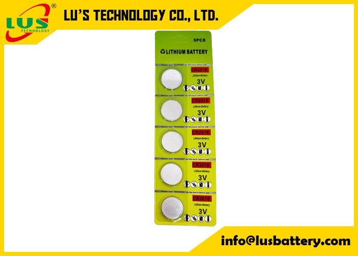 CR2016 Coin Batteries Lithium CR2016 3 V Electronics Battery OEM logo CR2016 Coin Cell